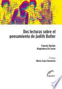 Libro Dos lecturas sobre el pensamiento de Judith Butler