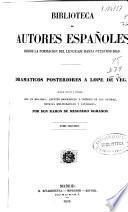Dramáticos contemporáneos de Lópe de Vega