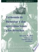 Libro Economía de bienestar y dos aproximaciones a los derechos