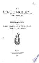 El articulo 27 constitucional (Constitucion de 1917)