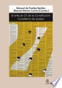 El artículo 27 de la Constitución
