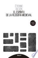 Libro El espíritu de la filosofía medieval