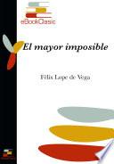 Libro El mayor imposible (Anotado)