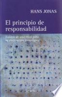 Libro El principio de responsabilidad