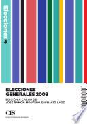Libro Elecciones Generales 2008