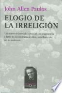 Libro Elogio de la irreligión