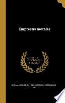 Libro Empresas Morales