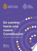 Libro En Camino hacia una nueva constitución