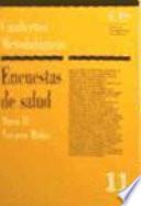 Libro Encuestas de salud