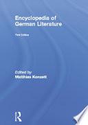 Libro Encyclopedia of German Literature