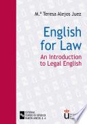 Libro English for law