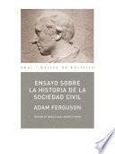 Libro Ensayo sobre la historia de la sociedad civil