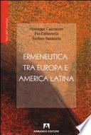 Ermeneutica tra Europa e America Latina