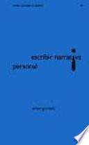 Libro Escribir narrativa personal