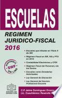 Libro Escuelas Régimen Jurídico-Fiscal 2016