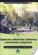 Libro Espacios abiertos urbanos y personas mayores