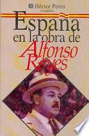 Libro España en la obra de Alfonso Reyes