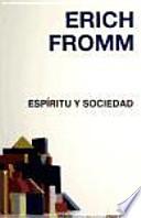 Libro Espíritu y sociedad