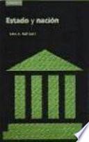 Libro Estado y nación : Ernest Gellner y la teoría del nacionalismo