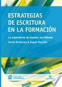 Libro Estrategias de escritura en la formación