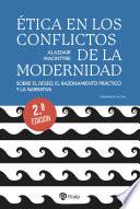 Libro Ética en los conflictos de la modernidad