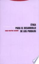 Libro Etica para el desarrollo de los pueblos