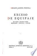 Libro Exceso de equipaje