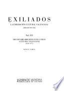 Exiliados: Diccionario biográfico del exilio cultural valenciano (1939-1975)