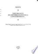 Exploracions en historia economica contemporania