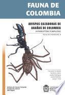 Libro Fauna de Colombia: Avispas cazadoras de arañas de Colombia