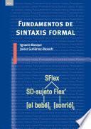 Libro Fundamentos de sintaxis formal