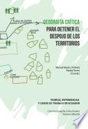 Libro Geografía crítica