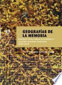 Libro Geografías de la memoria