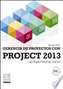 Libro Gerencia de proyectos con Project 2013