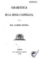Gramática de la lengua castellana