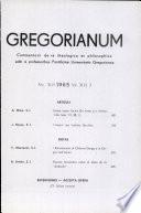 Gregorianum: Vol.46:3
