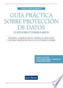 Libro Guía práctica sobre Protección de Datos: cuestiones y formularios (e-book)
