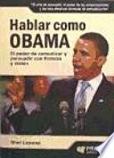 Libro Hablar como Obama