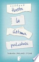 Libro Hasta la última palabra