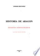 Historia de Aragón: Divisiones administrativas