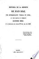 Historia de la muerte de Juan Diaz