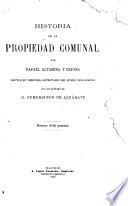Historia de la propiedad comunal
