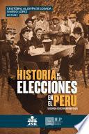 Libro Historia de las elecciones en el Perú
