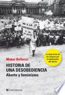 Libro Historia de una desobediencia