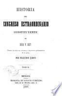 Historia del Congreso Estraordinario Constituyente, 1856-1857