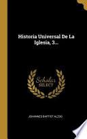 Libro Historia Universal de la Iglesia, 3...