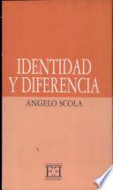 Libro Identidad y diferencia