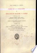 Índice de la colección de don Luis de Salazar y Castro. Tomo IX.