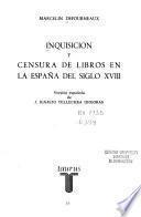 Inquisición y censura de libros en la España del siglo XVIII