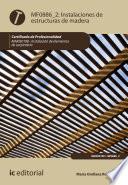 Libro Instalaciones de estructuras de madera. MAMS0108